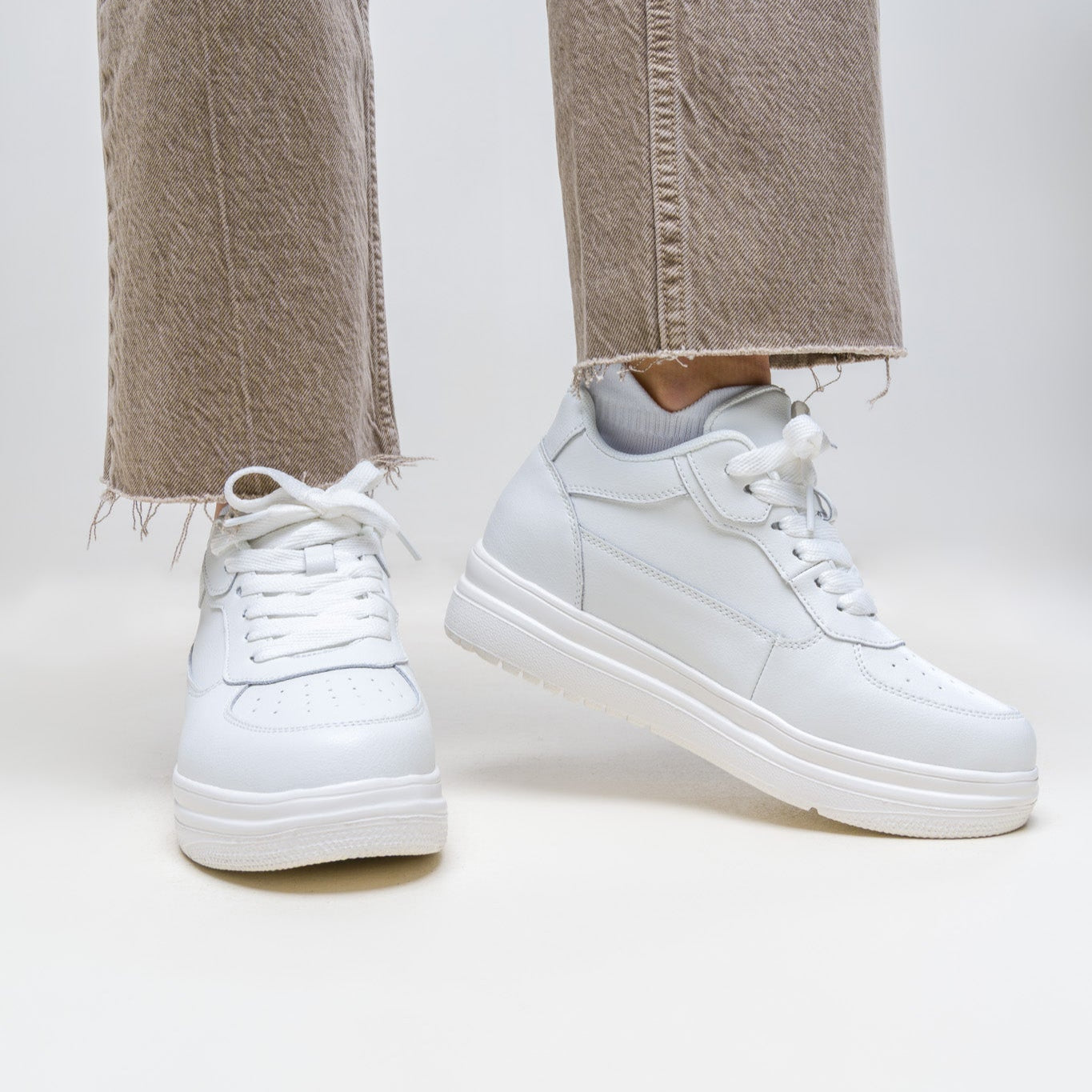 ElevateShoes White Classy